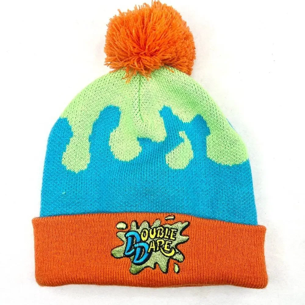 Nickelodeon Double Dare Pom Pom Winter Hat